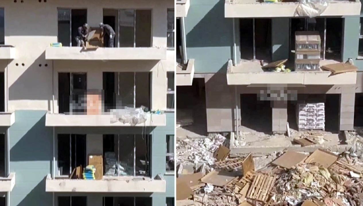 toki konutlarinda saglam seramikleri asagi atan iscilerin isine son verildi gvnrcvkl