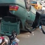 Bursa’da Trafik Kazası: Otomobil Takla Attı, Sürücü Sıkıştı